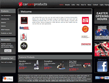 Tablet Screenshot of carcareproducts.com.au