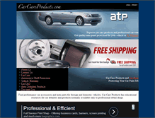 Tablet Screenshot of carcareproducts.com